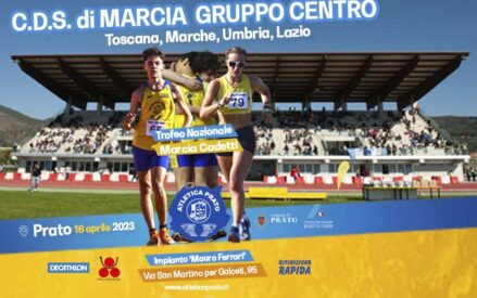 L’Atletica Prato è pronta ad ospitare il Campionato di Società di Marcia del Centro Italia